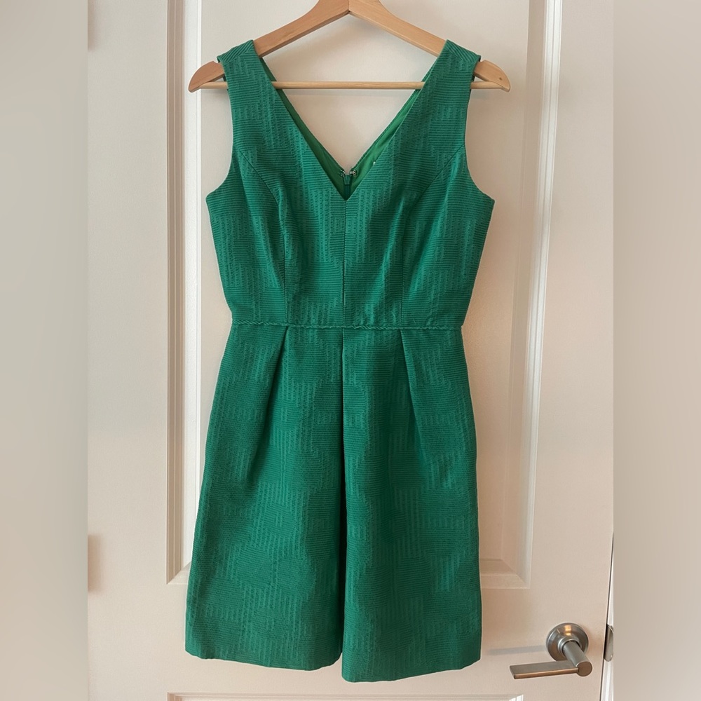 WORN ONCE Green VNeck J.Crew Dress Size 00